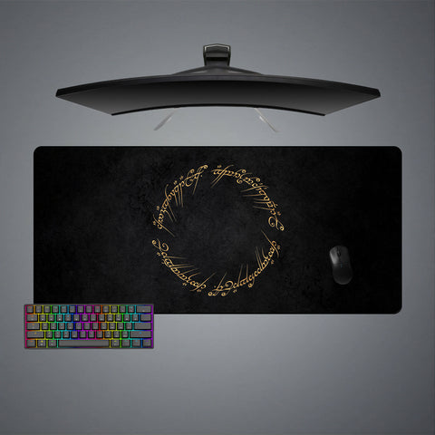The One Ring Design XXL Size Gamer Mouse Pad