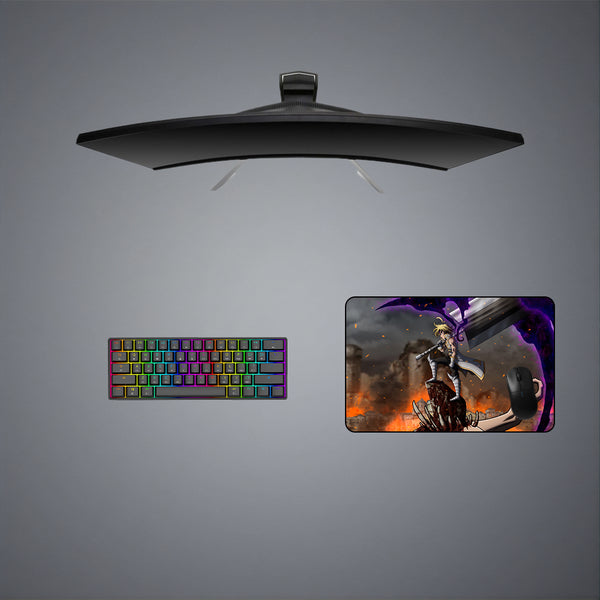 Demon King Design Medium Size Gaming Mousepad, Computer Desk Mat