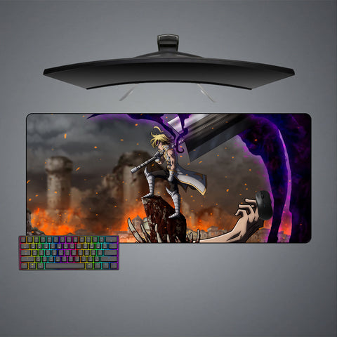 Demon King Design XXL Size Gaming Mousepad, Computer Desk Mat