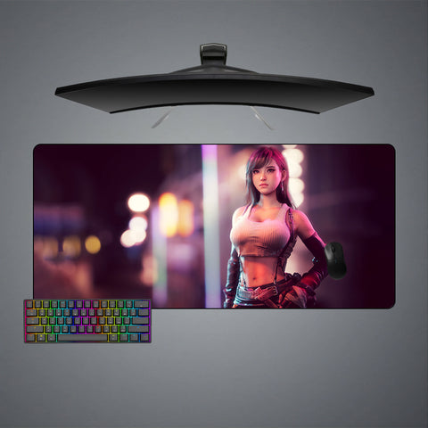 Tifa Lights Design XXL Size Gamer Mouse Pad