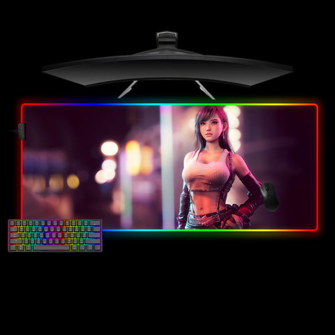 Tifa Lights Design XXL Size RGB Light Gamer Mouse Pad