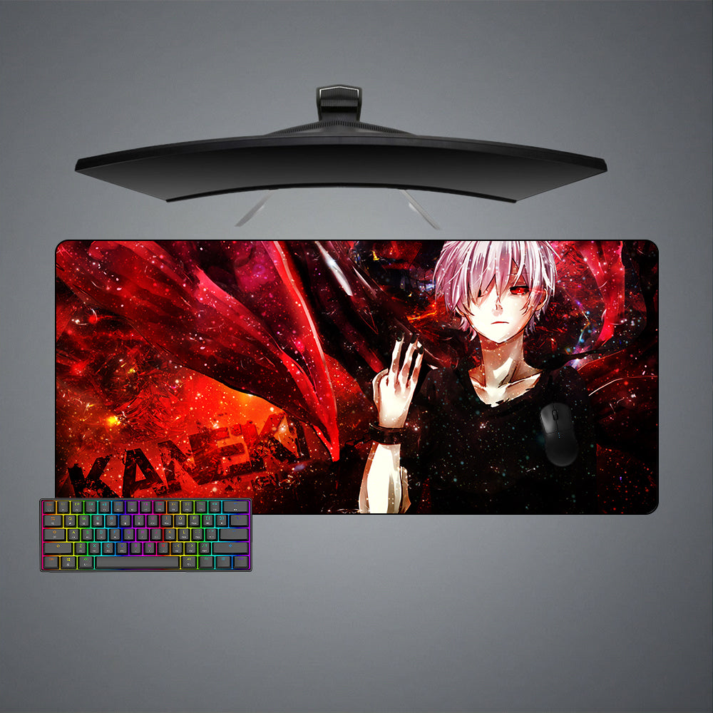 Tokyo Ghoul Ken Kaneki Design XL Size Gaming Mouse Pad, Computer Desk Mat