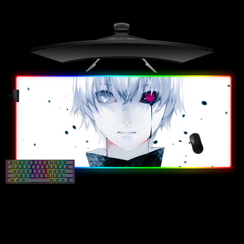 Ken Kaneki Eyes Design XXL Size RGB Lit Gaming Mouse Pad