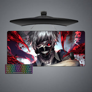 Tokyo Ghoul Ken Tendrils Design XL Size Gaming Mouse Pad, Computer Desk Mat