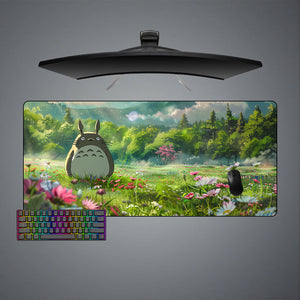 Totoro Meadow Design XXL Size Gaming Mouse Pad