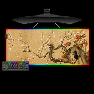 Tree Branch Design XXL Size RGB Lit Gaming Mouse Pad