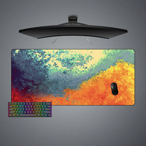 Triangle Pixel Pattern Design XXL Size Gaming Mouse Pad