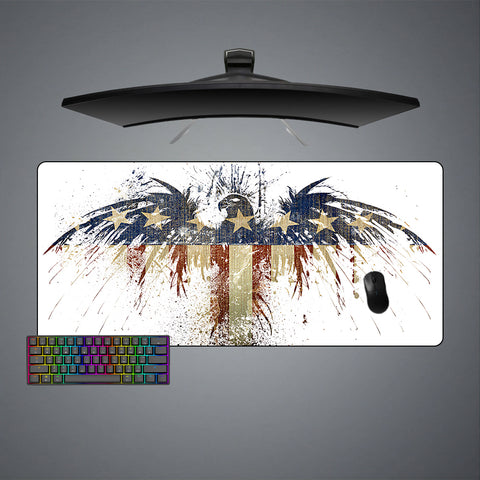 USA Eagle Flag Design XXL Size Gaming Mouse Pad