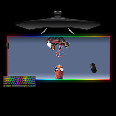 Venom & Spiderman Design XXL Size LED Lit Gamer Mouse Pad