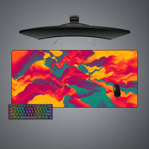 Vibrant Color Texture Design XXL Size Gamer Mouse Pad