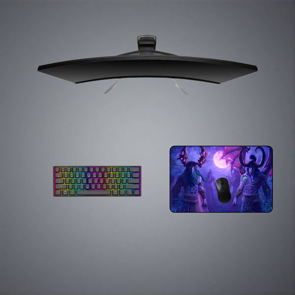 Malfurion & Illidan Design Medium Size Gaming Mouse Pad