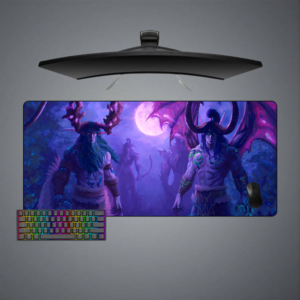 Malfurion & Illidan Design XXL Size Gaming Mouse Pad