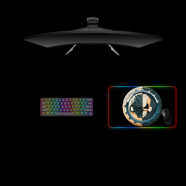 Adeptus Mechanicus Design Medium Size RGB Lit Gaming Mouse Pad