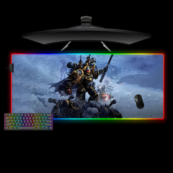Chaos Space Marines Design XL Size RGB Lit Gaming Mouse Pad