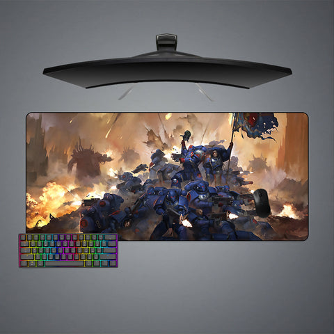 Warhammer 40k Ultramarines Design XXL Size Gaming Mouse Pad