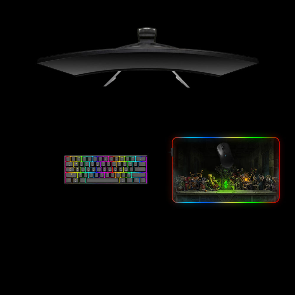 Warhammer Skaven Design Medium Size RGB Lit Gaming Mousepad