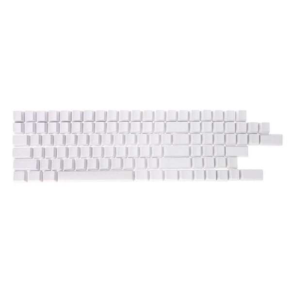 White Color Blank Keyboard Keycap Set