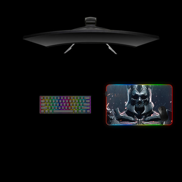 Witcher King Eredin Design M Size RGB Illuminated Gaming Mouse Pad, Computer Desk Mat