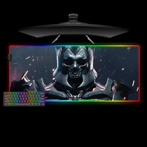 Witcher King Eredin Design XL Size RGB Illuminated Gaming Mouse Pad, Computer Desk Mat