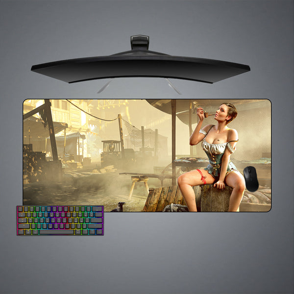 Witcher Market Design Extra Large Size Gamer Mouse Pad, Computer Desk Mat