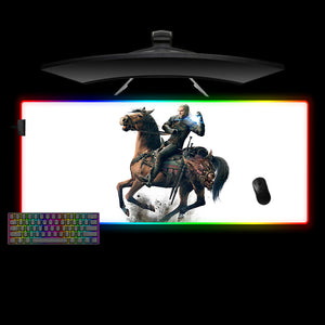 Witcher Roach Design XXL Size RGB Illuminated Gaming Mouse Pad