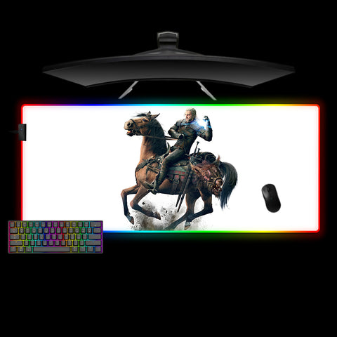 Witcher Roach Design XXL Size RGB Illuminated Gaming Mouse Pad