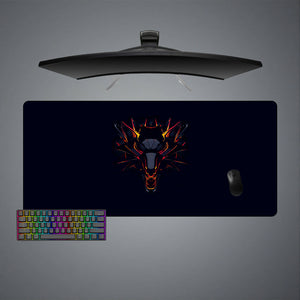 Witcher Wolf Medal Design XL Size Gaming Mousepad, Computer Desk Mat