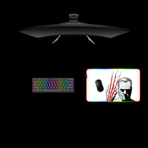 Wolverine Claws Design Medium Size RGB Lit Gaming Mouse Pad