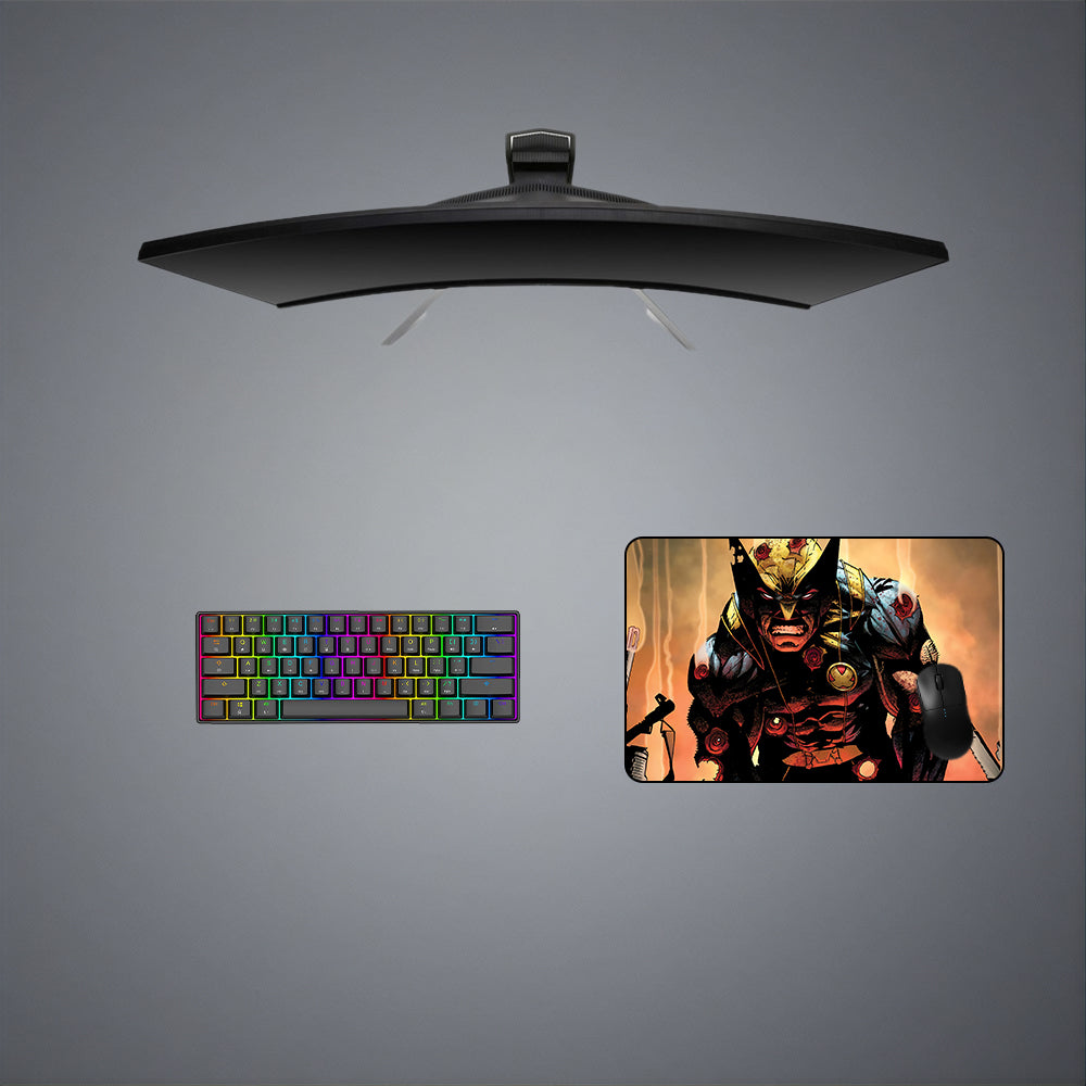 Wolverine Damage Design Medium Size Gaming Mouse Pad