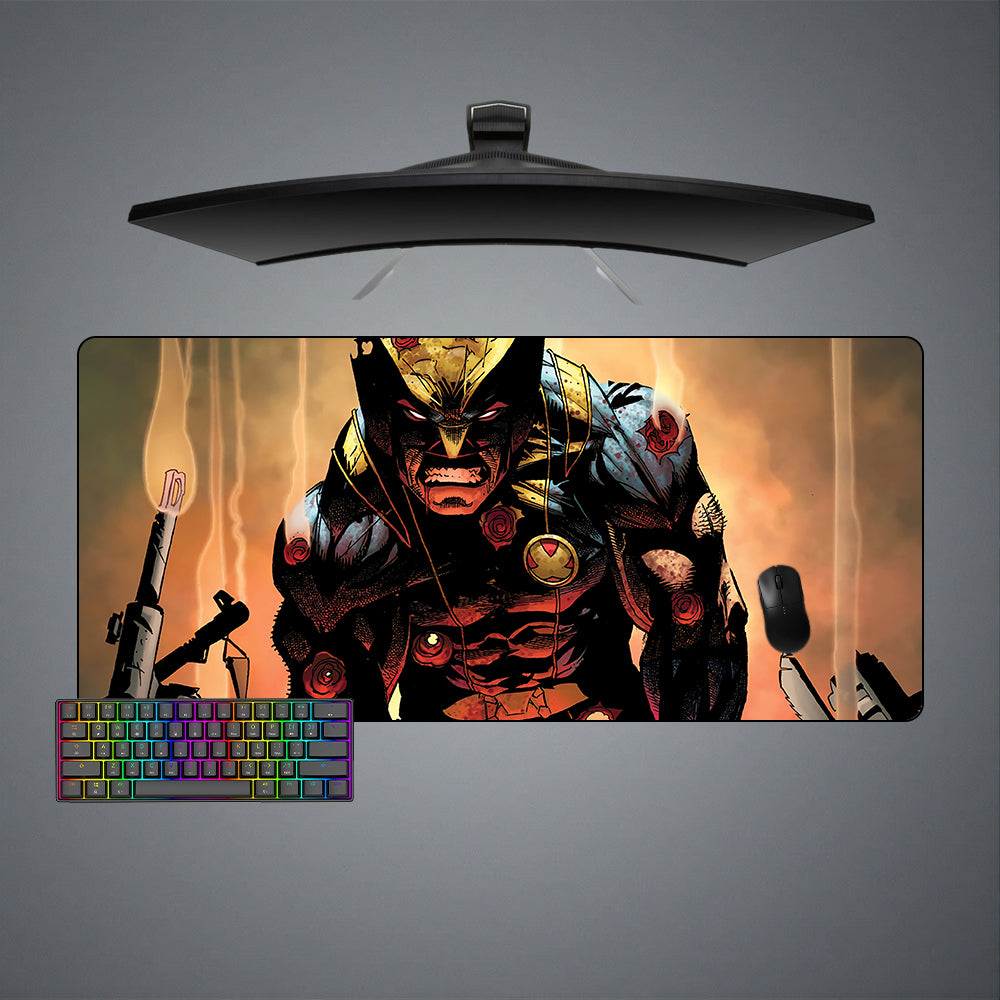 Wolverine Damage Design XXL Size Gaming Mouse Pad