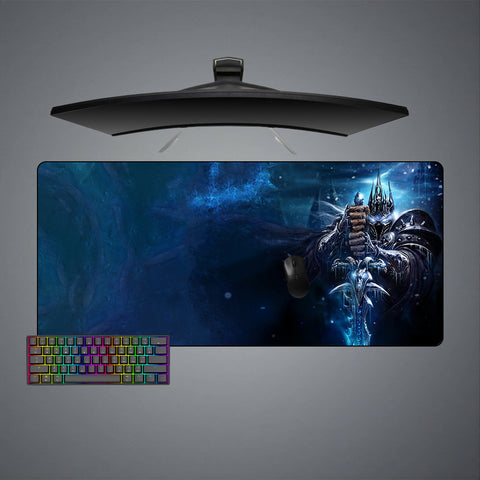World of Warcraft Lich King Design Large Size Gaming Mouse Pad, Computer Desk Mat