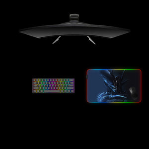 Xenomorph Design Medium Size RGB Lighting Gaming Mouse Pad