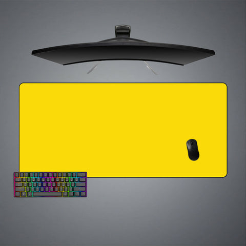 Yellow Color Design XL Size Gamer Mouse Pad