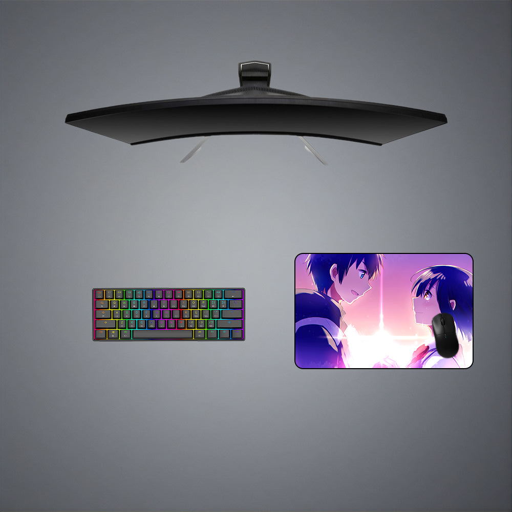 Your Name Anime Together Design Medium Size Gaming Mouse Pad