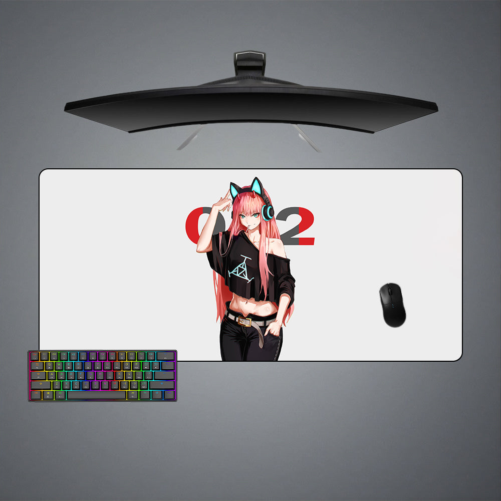 Zero Two Design M-XXL Size Gaming Mouse Pad