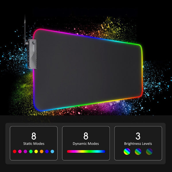 Custom Designs - Personalized - RGB + USB HUB Mouse Pad