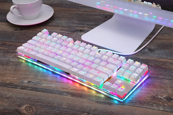 Motospeed USB Wired RGB Gaming Mechanical Keyboard 87 Key Outemu Switches - Multi Language