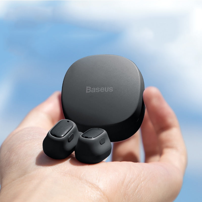 Baseus Bluetooth Earphones Stereo Wireless 5.0 Bluetooth Headphones Touch Control Noise Cancelling