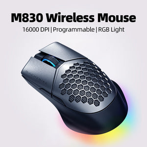 Machenike Wireless RGB Gaming Mouse PMW3335 Sensor 85g 16000DPI