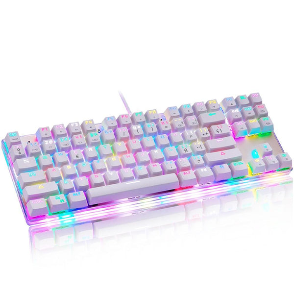 Motospeed USB Wired RGB Gaming Mechanical Keyboard 87 Key Outemu Switches - Multi Language