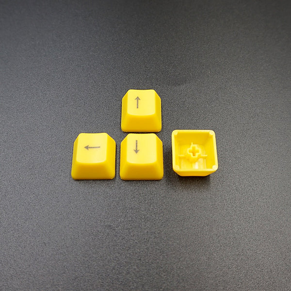 Yellow WASD & Direction Arrows ABS Mechanical Keyboard Keycaps R1 R2 R3 OEM