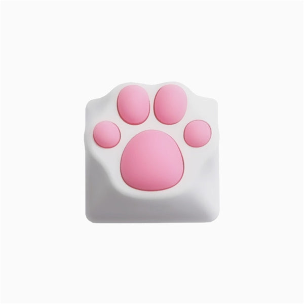 Cat Paw Shape ABS Silicone Keyboard Keycaps for Cherry MX Switches