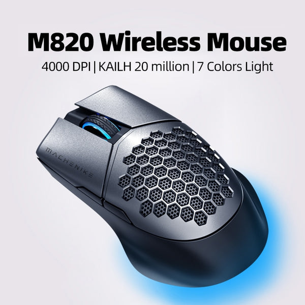 Machenike Wireless RGB Gaming Mouse PMW3335 Sensor 85g 16000DPI