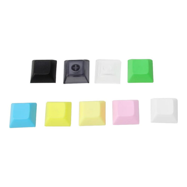 Blank Printed One Color Keycaps for Gaming Mechanical Keyboards PBT Plastic (20 Piece Set)