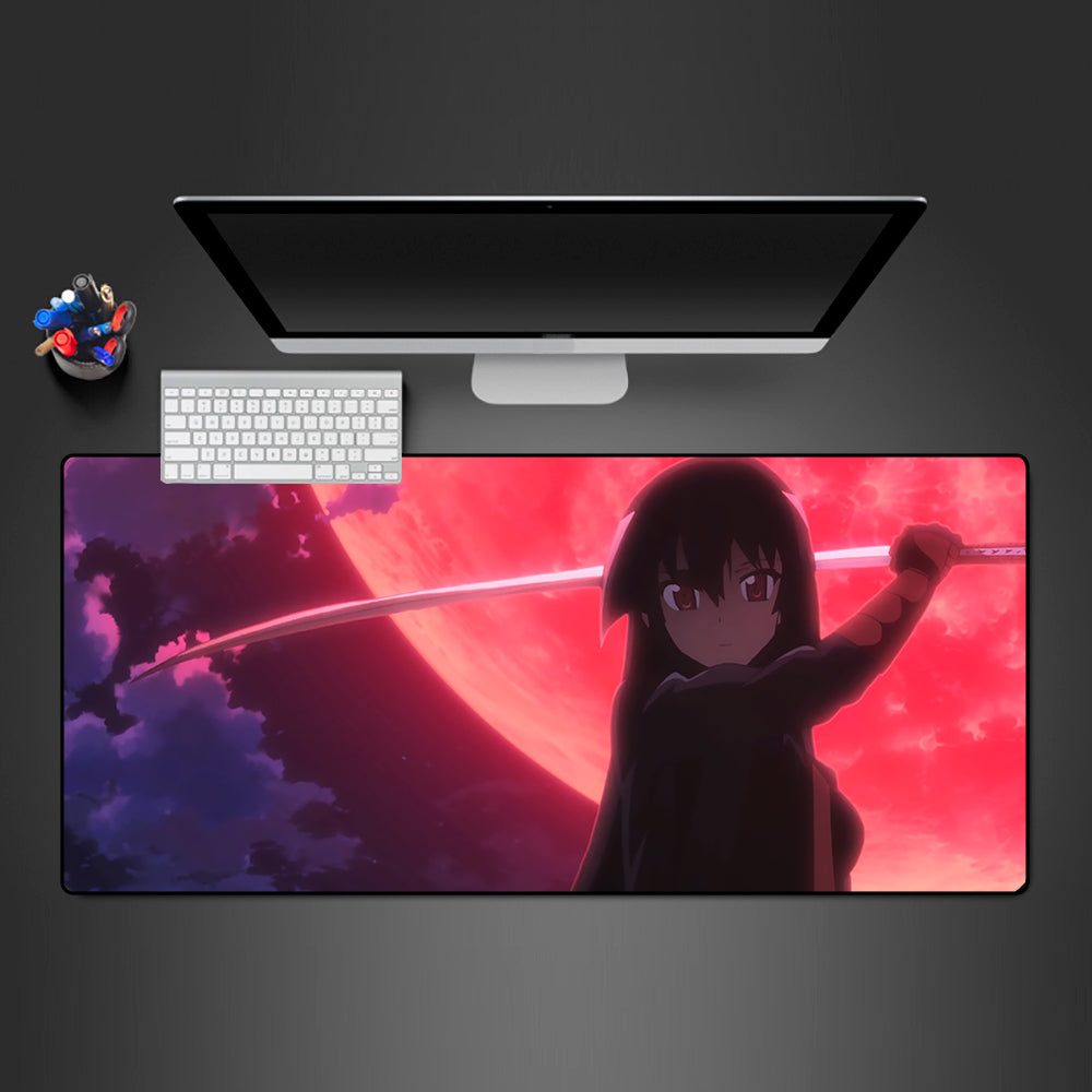 Akame Moon Design Desk Mat