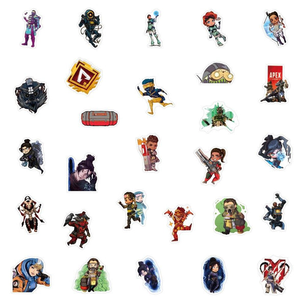 Apex Legends Game Stickers, Decals - 10/30/50 Piece