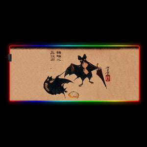 Bats Art Design RGB Mouse Pad