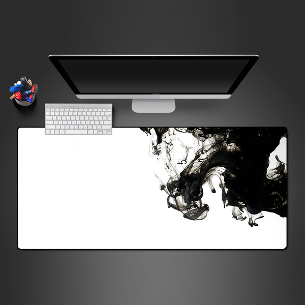 Black Smoke Design Gaming Mouse Pad