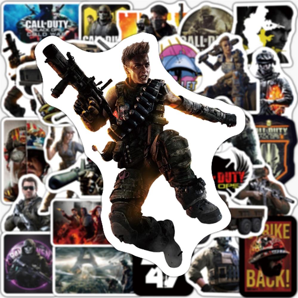Call of Duty Game Adhesive Stickers, Decals - 10/30/50 Piece