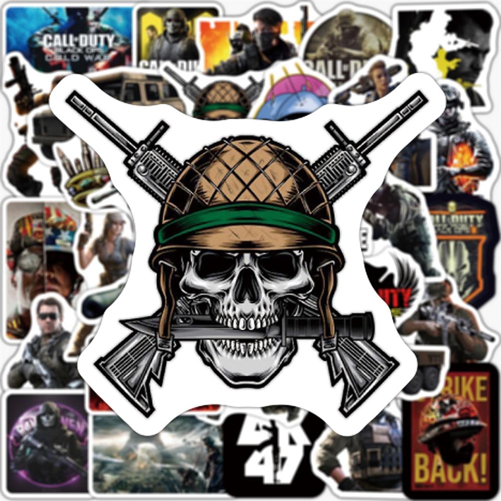 Call of Duty Game Adhesive Stickers, Decals - 10/30/50 Piece